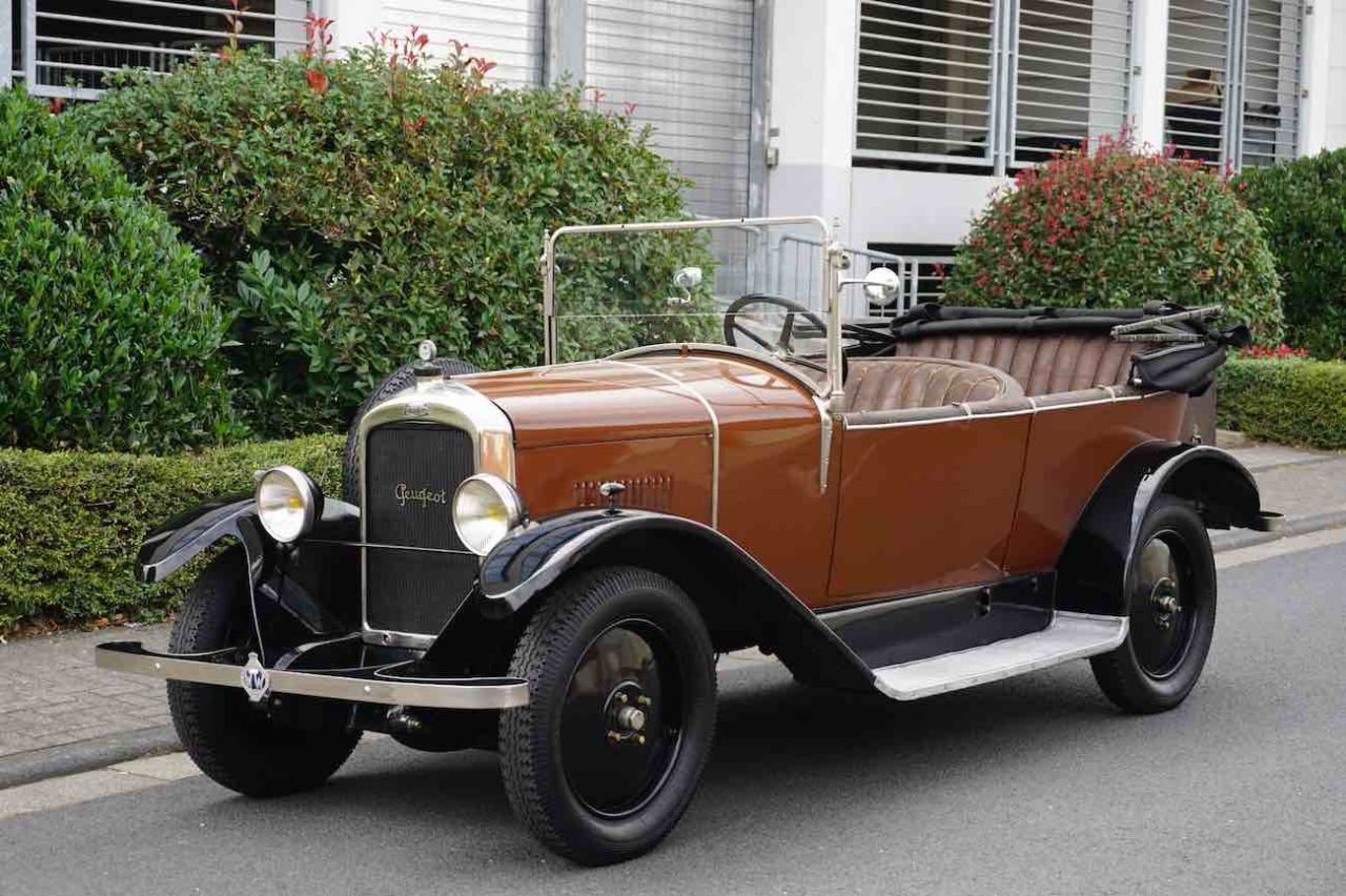 1923 Peugeot 177B Cabriolet Torpedo Front