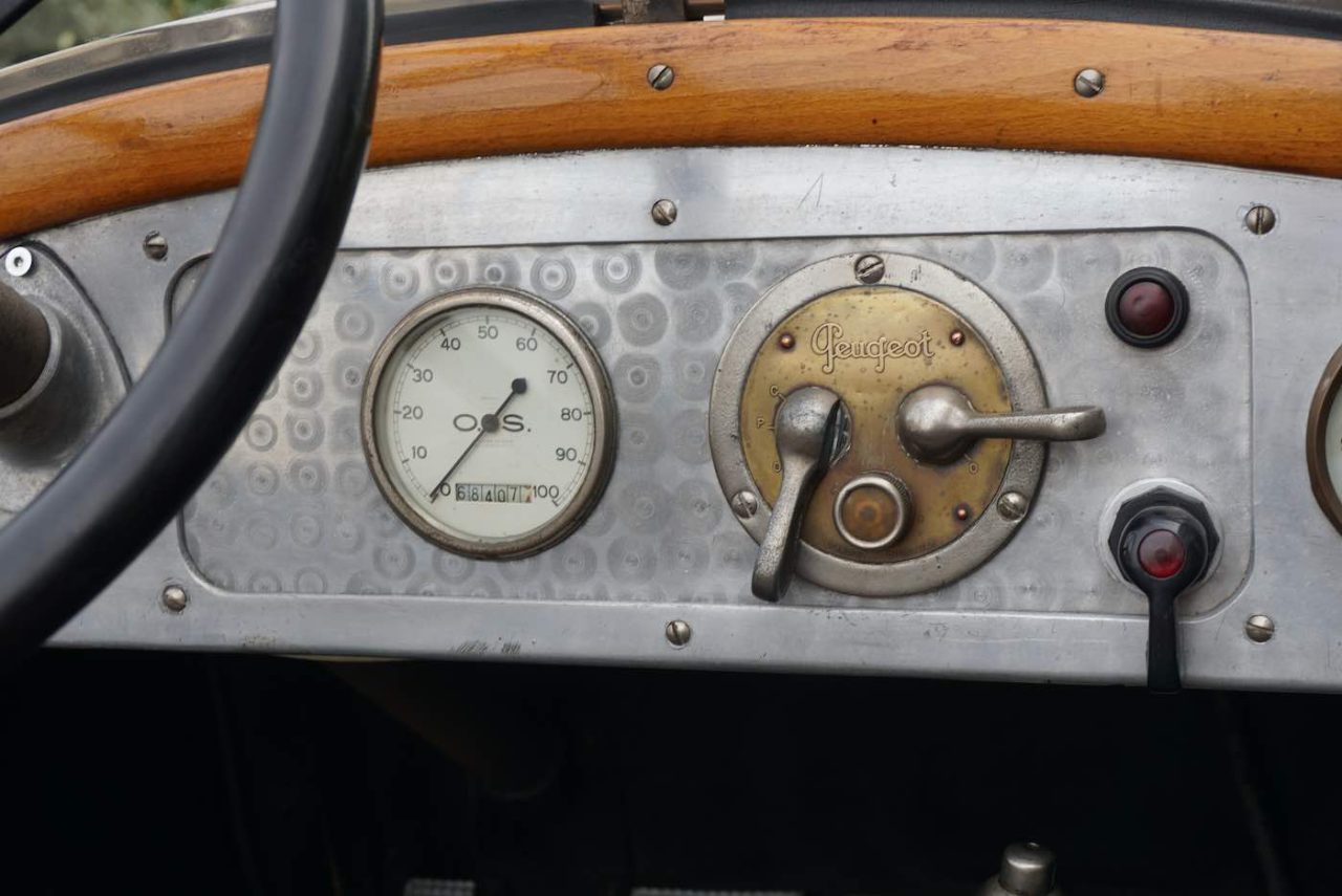 1923 Peugeot 177B Cabriolet Torpedo Armaturen