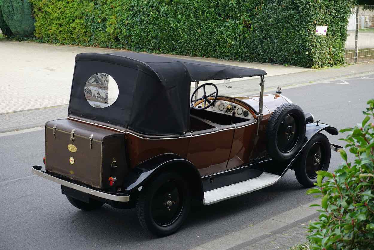 1923 Peugeot 177B Cabriolet Torpedo Heck