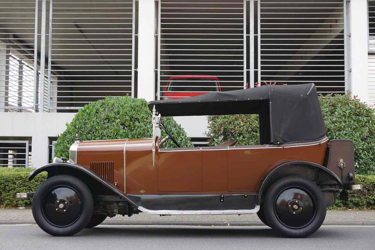 1923 Peugeot 177B Cabriolet Torpedo Seite