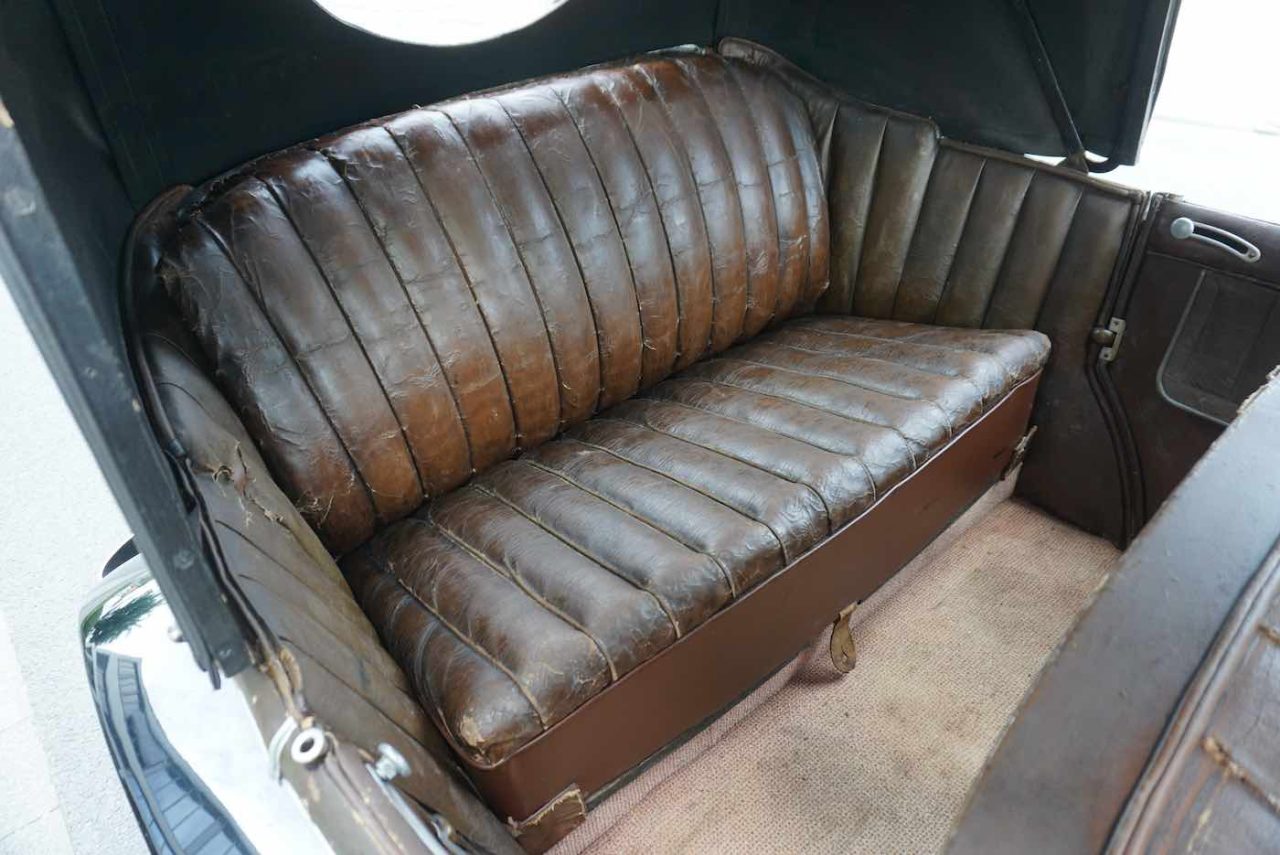 1923 Peugeot 177B Cabriolet Torpedo Sitzbank