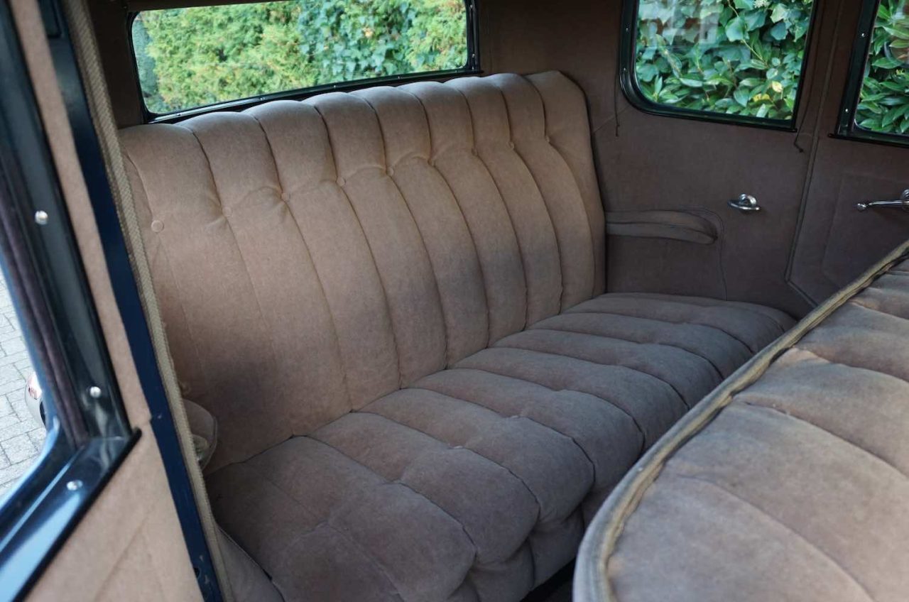 1931 Chevrolet AE Independence Rücksitzbank