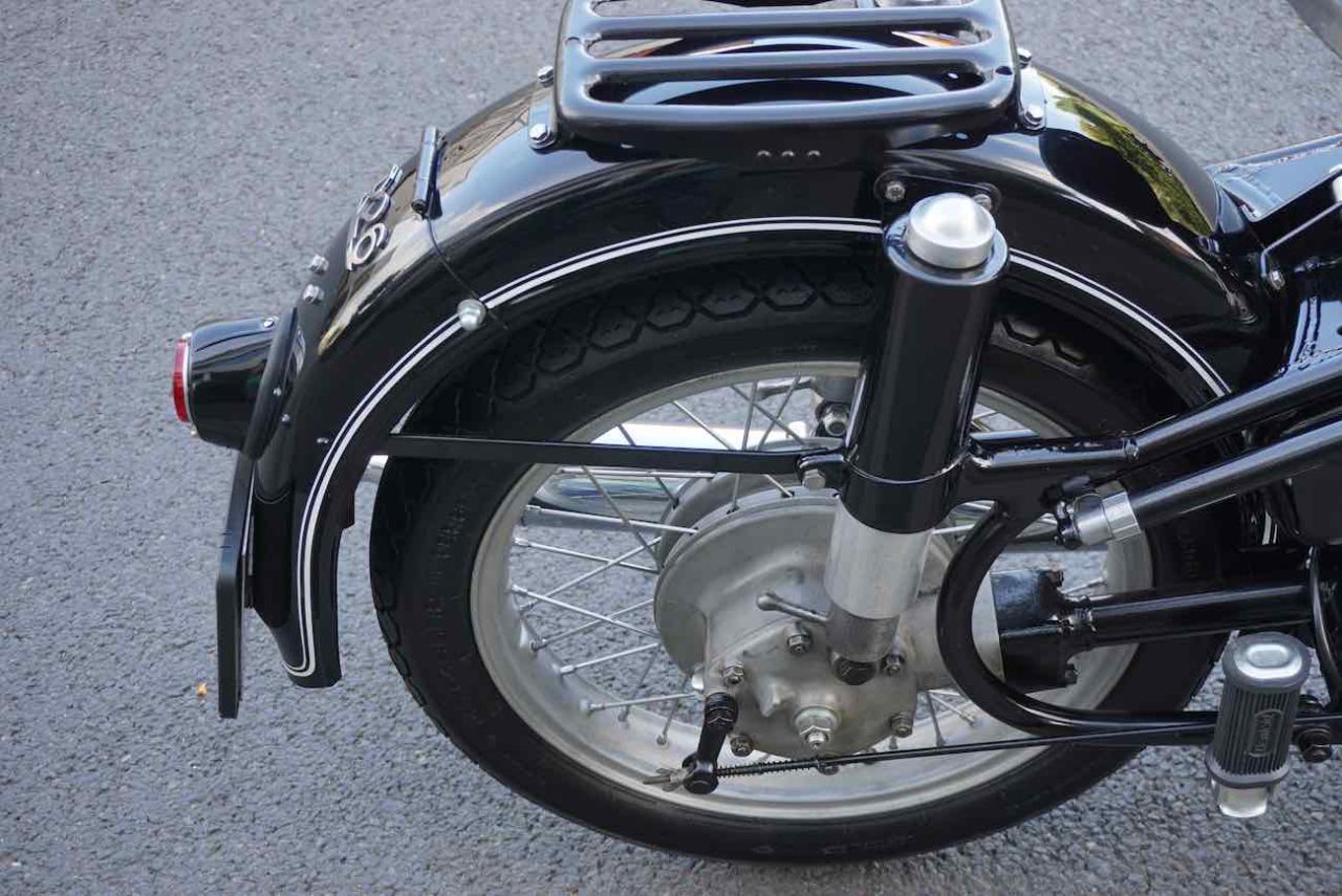 1958 BMW R26 Hinterrad