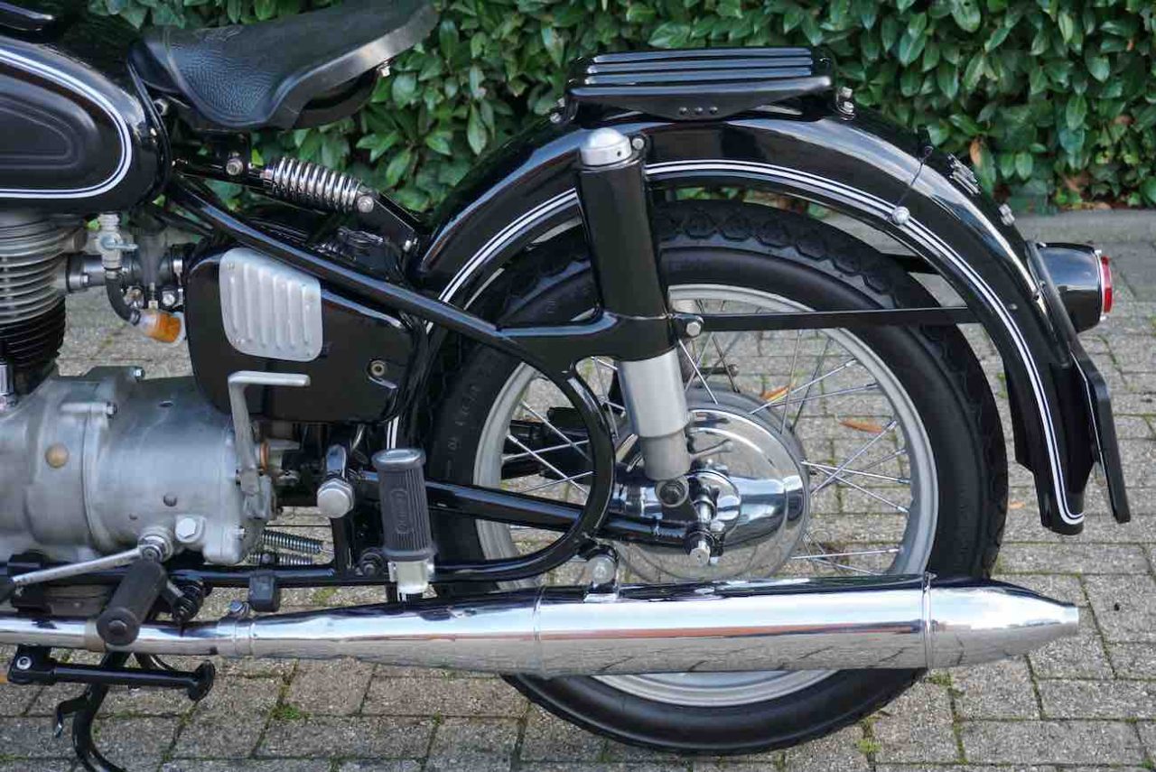 1958 BMW R26 Hinterrad