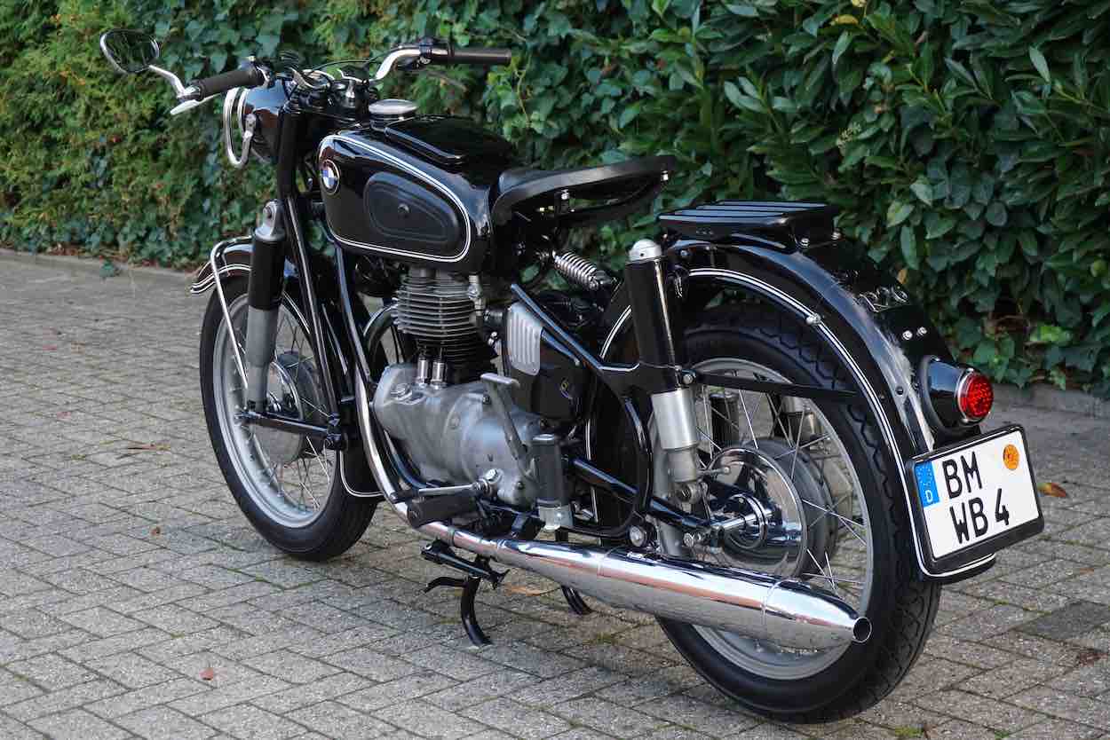 1958 BMW R26 Heck