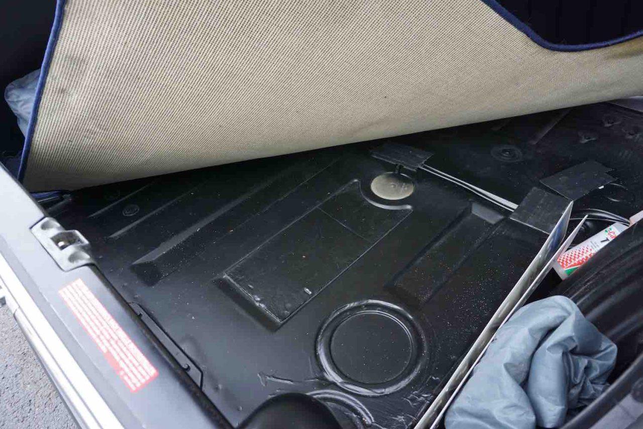1972 Mercedes-Benz 250C Automatik Strich 8 114 Coupe Kofferraum
